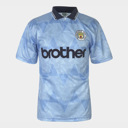 Score Draw Manchester City 89 Retro Football Shirt
