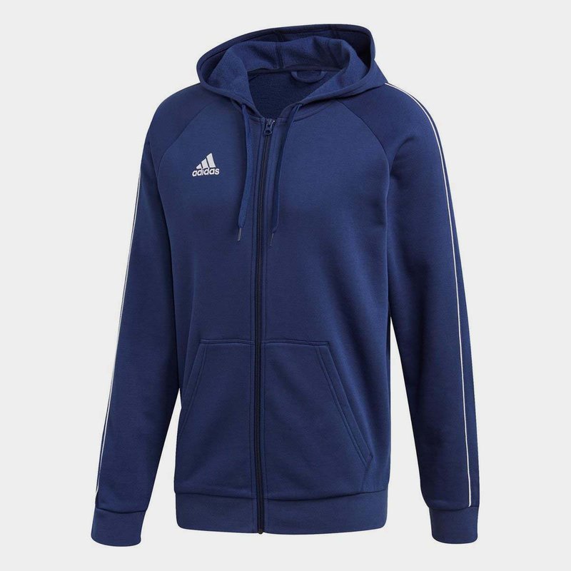 adidas Core 18 Full Zip Hoodie Mens