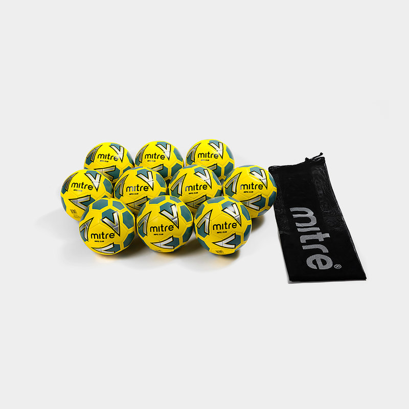 Mitre Impel Club Yellow Football Pack