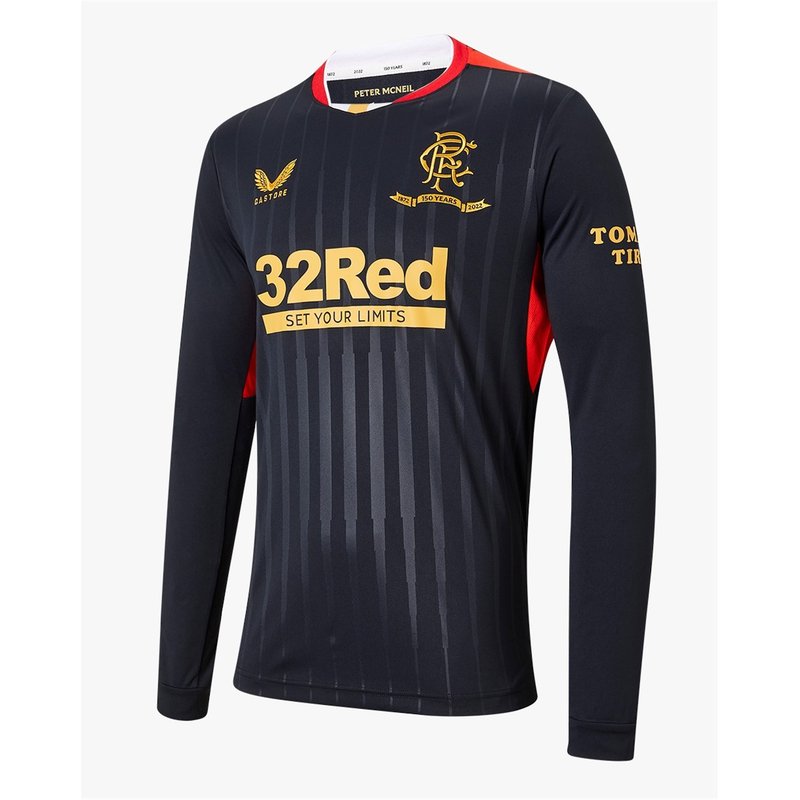 Castore Rangers Away LS Shirt 2021 2022 Mens