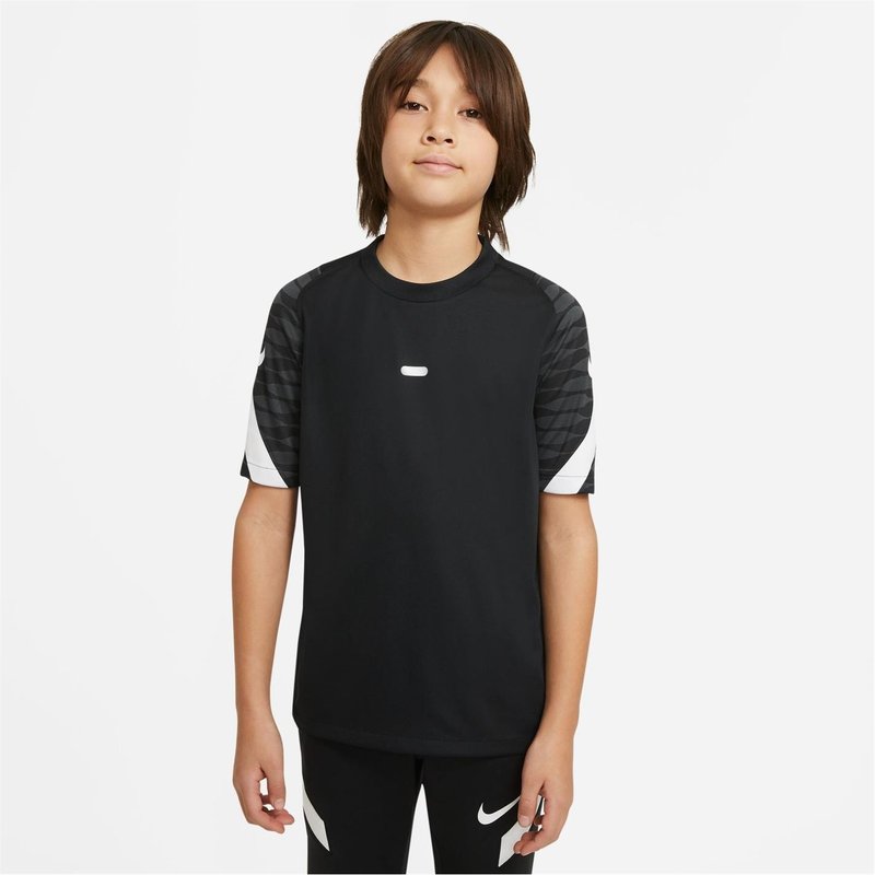 Nike Dri FIT Strike Big Kids Short Sleeve Soccer Top