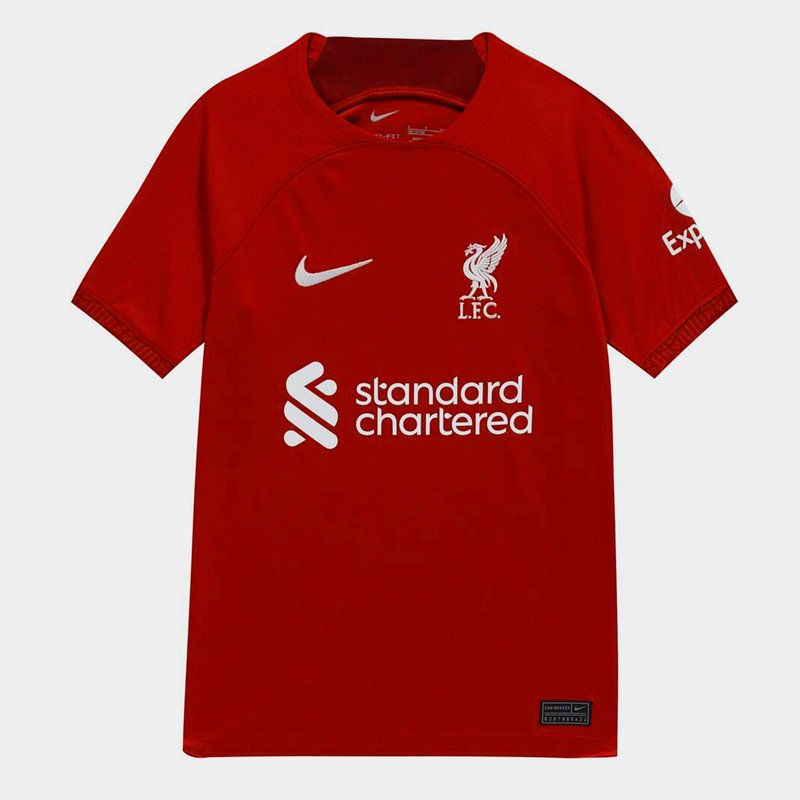 Nike Liverpool FC Stadium Home Shirt 2022 2023 Junior Boys
