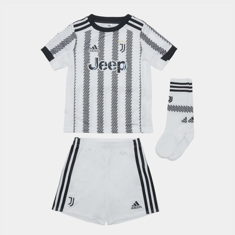 adidas Juventus 2022 2023 Home Mini Kit Infant Boys