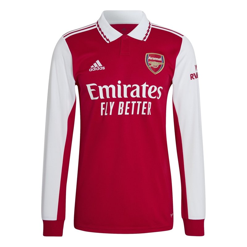 adidas Arsenal FC Home Longsleeve Shirt 2022 2023 Mens