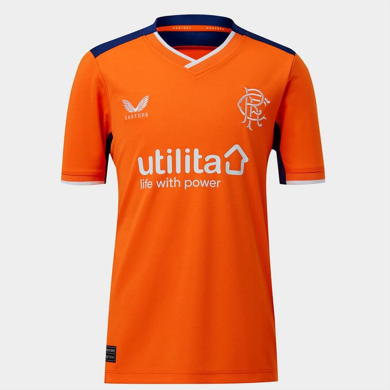 Castore Rangers Third Shirt 2022 2023 Junior