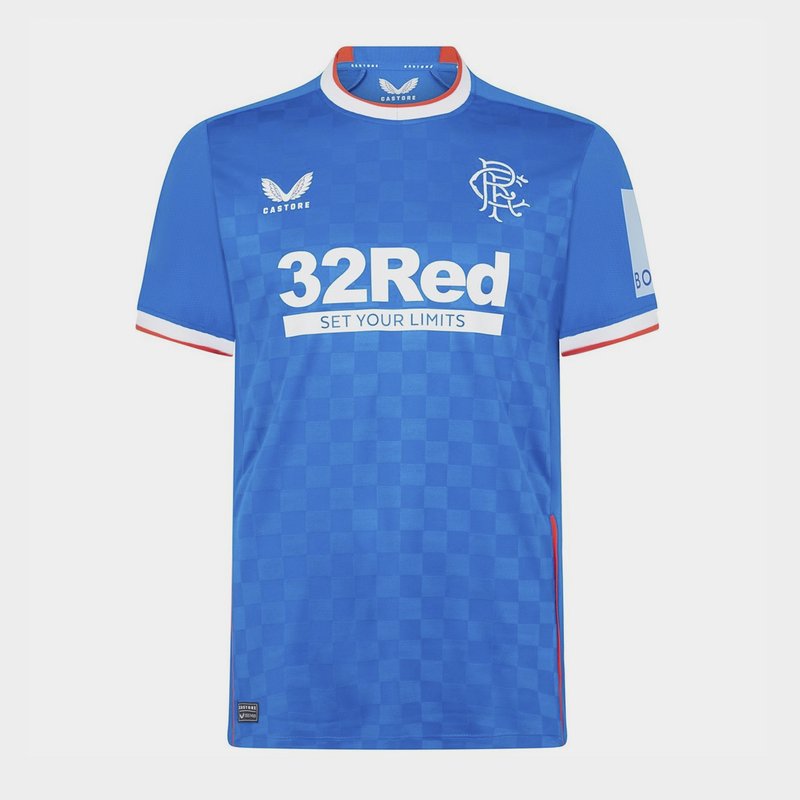 Castore Rangers Home Authentic Shirt 2022 2023 Mens