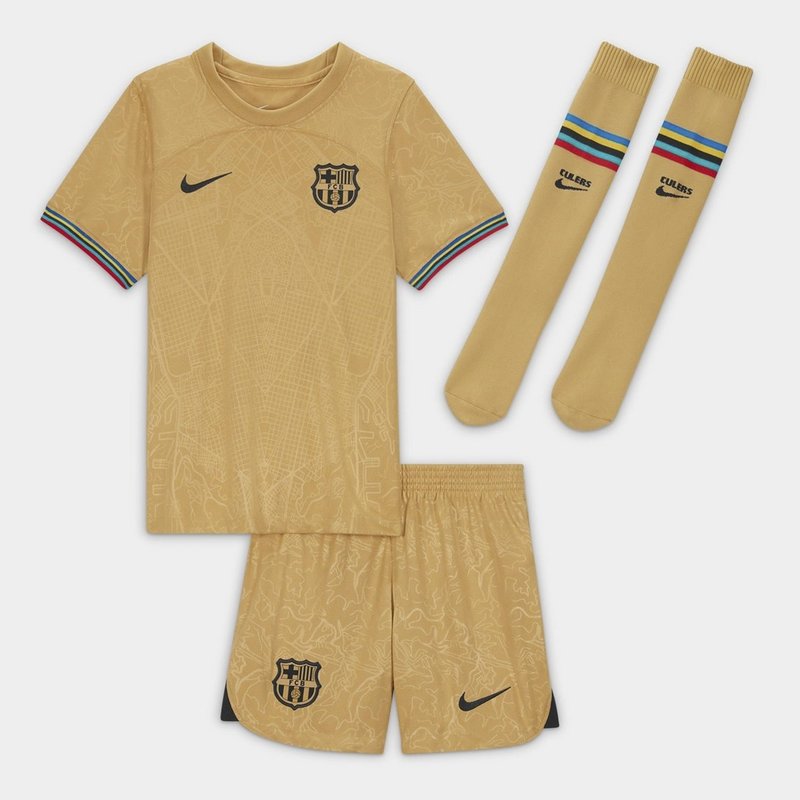 Nike Barcelona Away Minikit 2022 2023