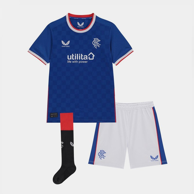 Castore Rangers Home Mini Kit 2022 2023 Infants