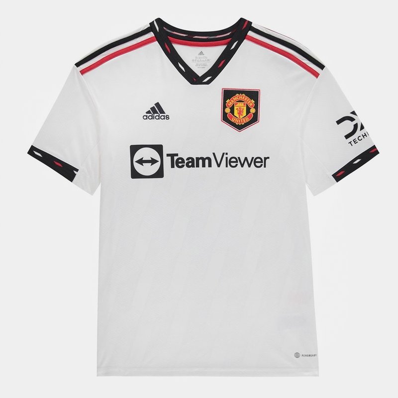 adidas Manchester United FC Away Shirt 2022 2023 Juniors
