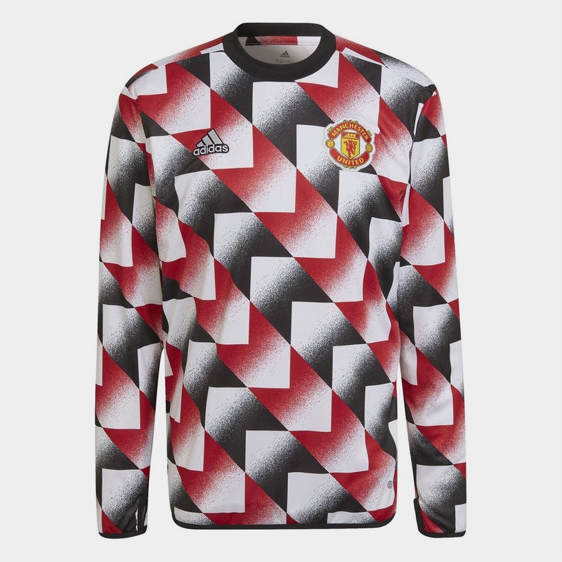 adidas Manchester United Warm Up Top 2022 2023 Adults
