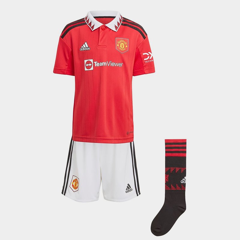 adidas Man United Home Mini Kit 2022 2023