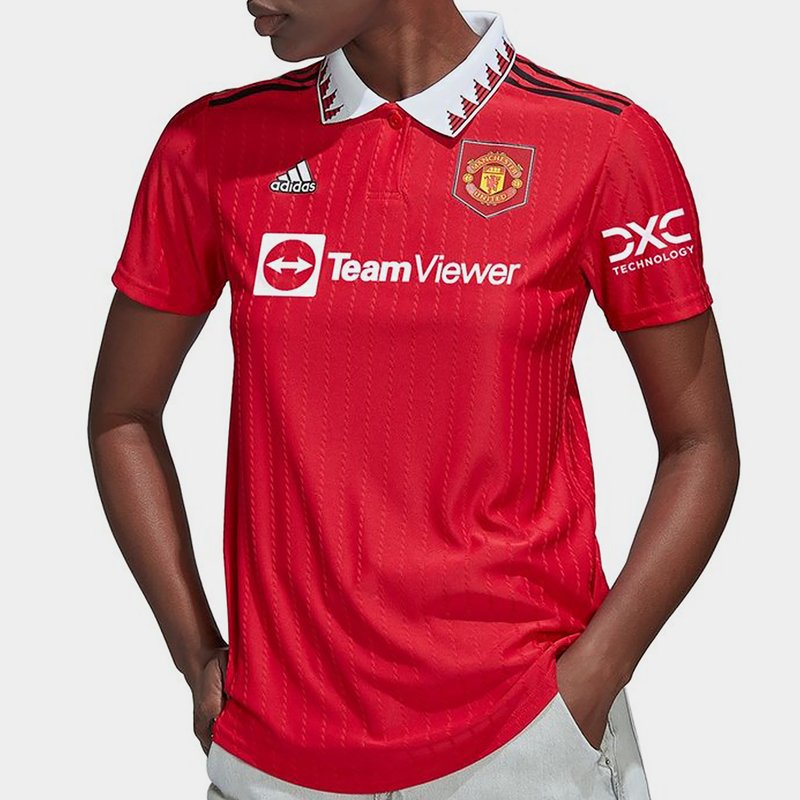 adidas Man United Home Shirt 2022 2023 Womens