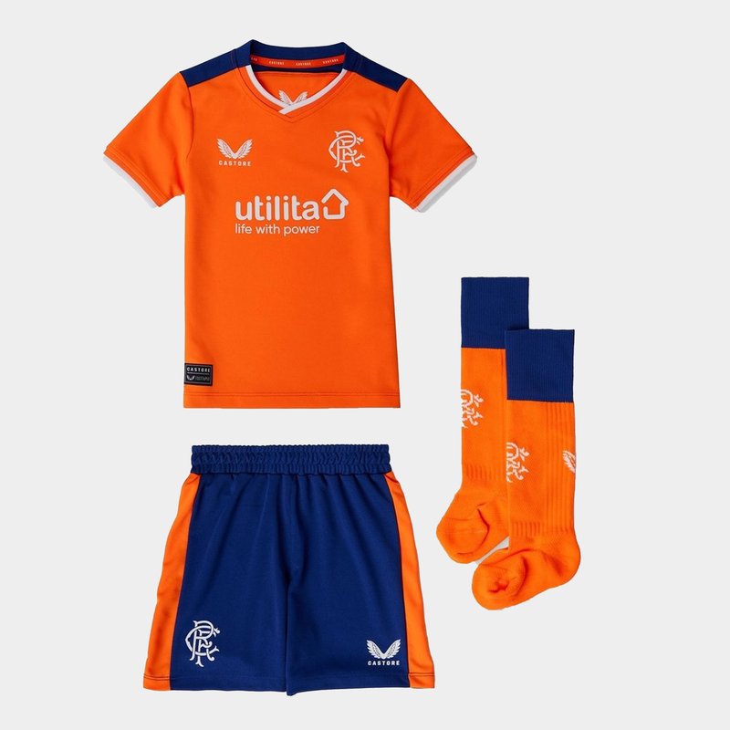 Castore Rangers Third Mini Kit 2022 2023 Infant