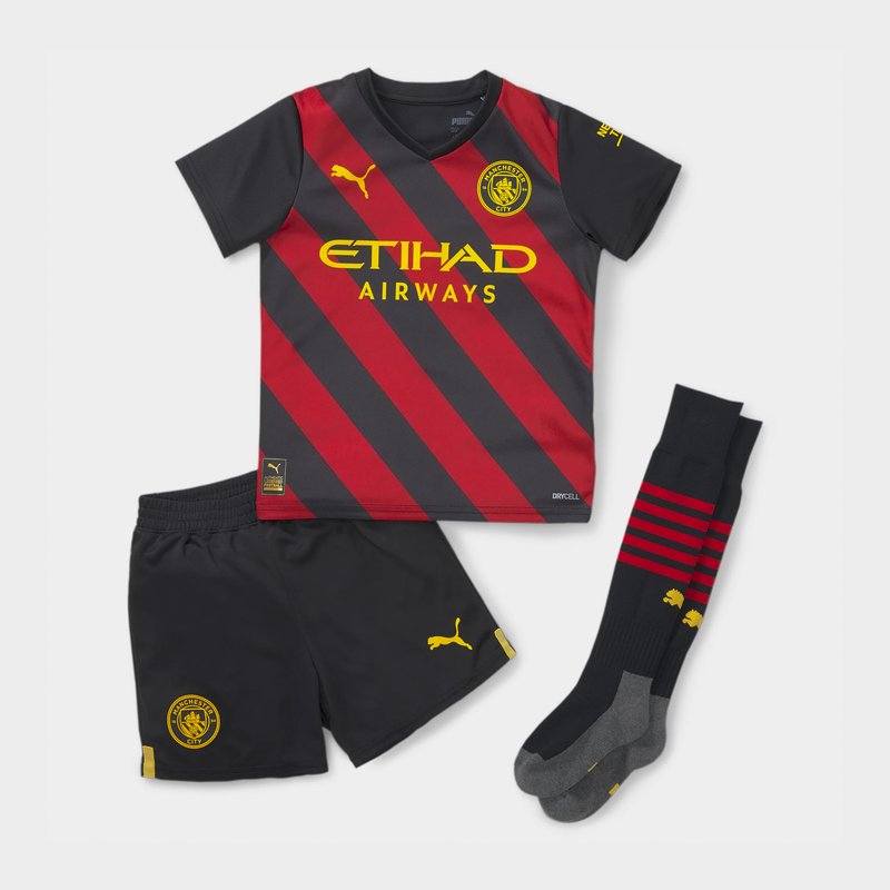 Puma Manchester City Away Minikit 2022 2023 Infants