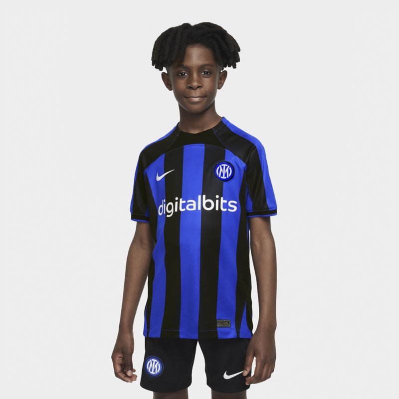 Nike Inter Milan Home Shirt 2022 2023 Juniors