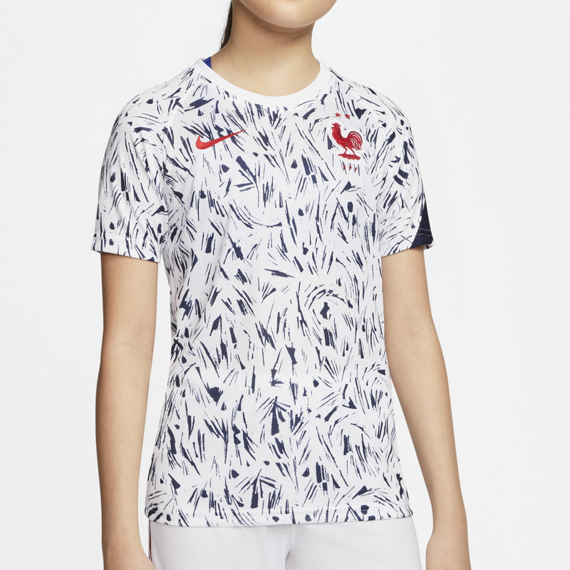 Nike France 2020 Kids Pre Match Football Shirt