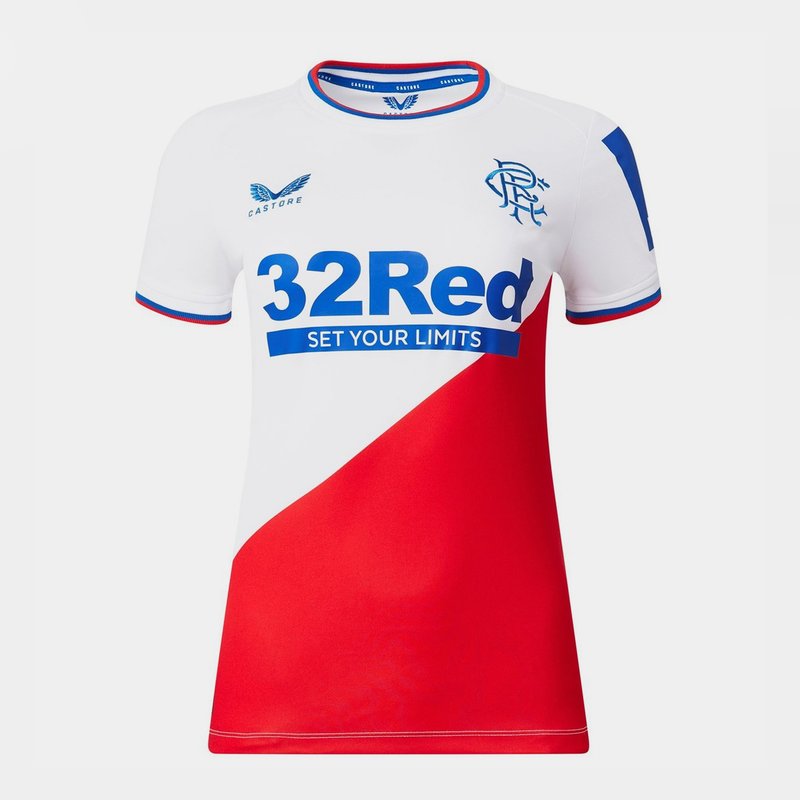 Castore Rangers Away Shirt 2022 2023 Womens