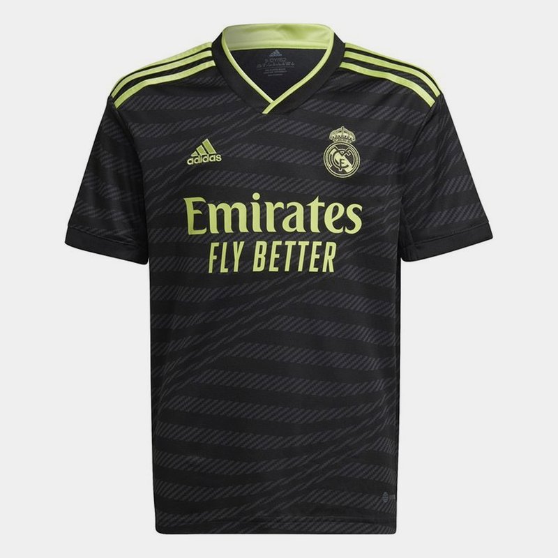 adidas Real Madrid Third Shirt 2022 2023 Juniors