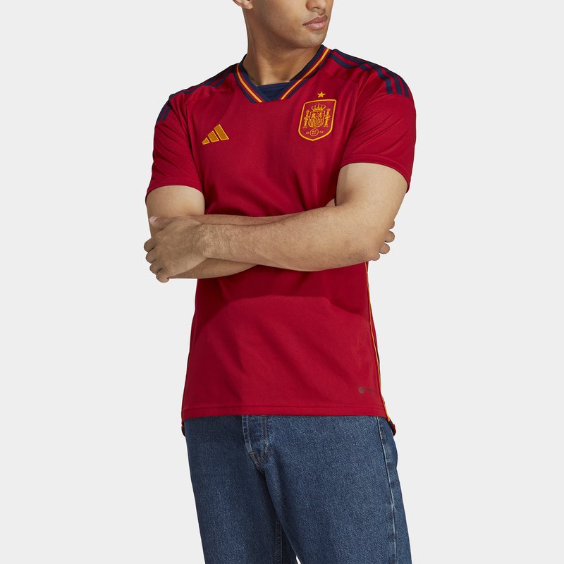 adidas Spain Home Shirt 2022 2023 Adults
