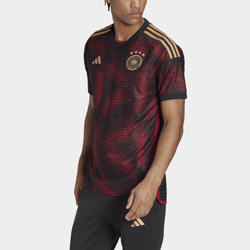 adidas Germany Away Authentic Shirt 2022 2023 Mens