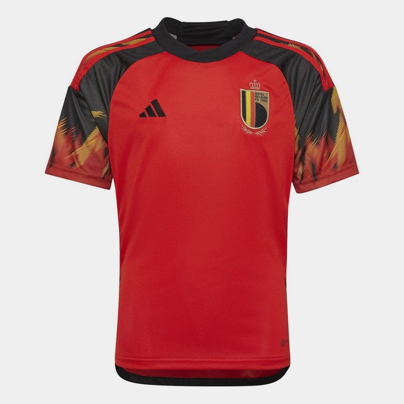 adidas Belgium Home Shirt 2022 2023 Juniors