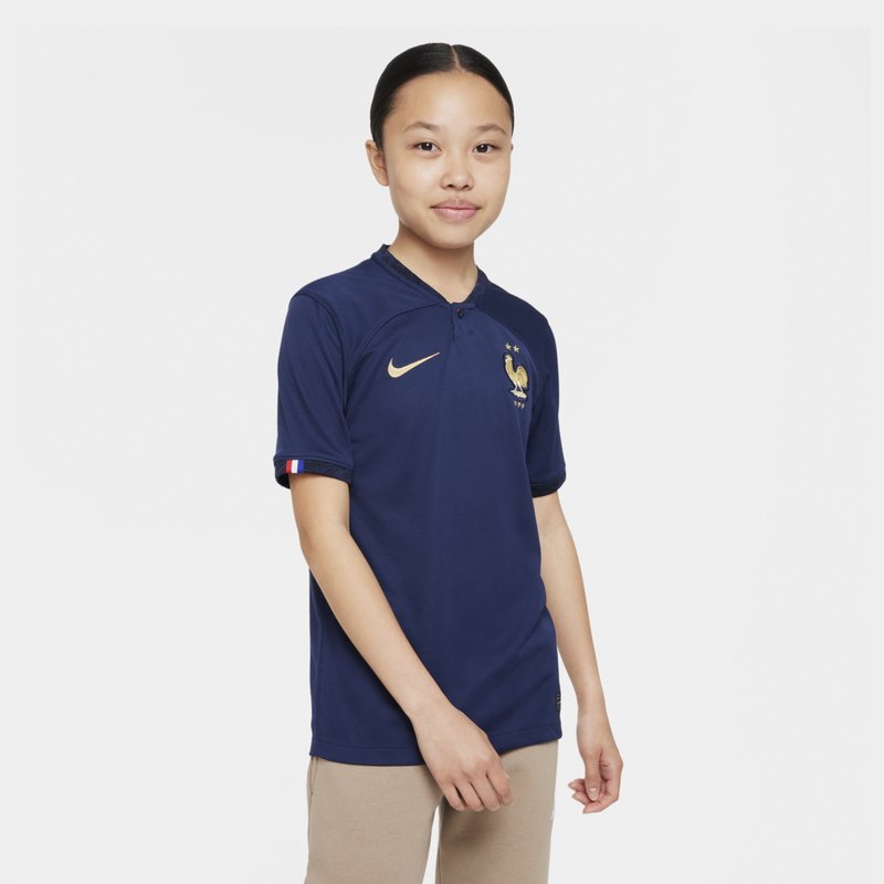 Nike France Home Shirt 2022 2023 Kids