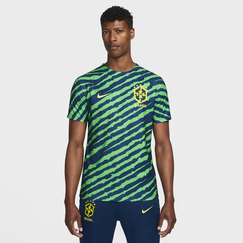 Nike Brazil Pre Match Shirt 2022 2023 Adults