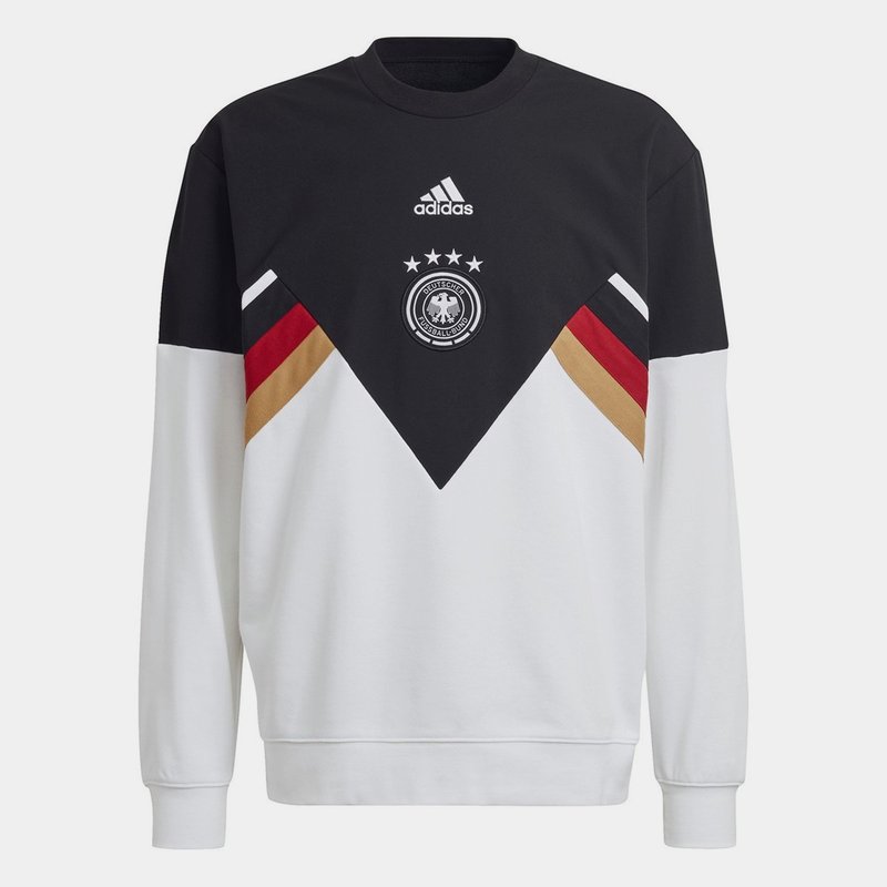 adidas Germany Icon Crew Neck Sweatshirt Adults