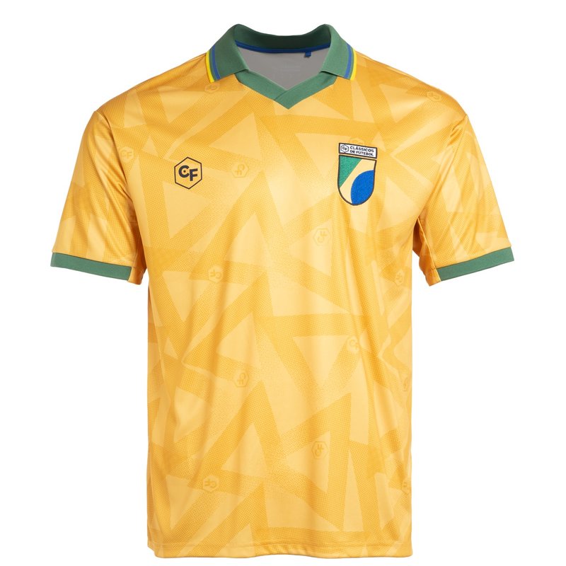Classicos de Futebol Brazil Retro Fan Shirt Mens