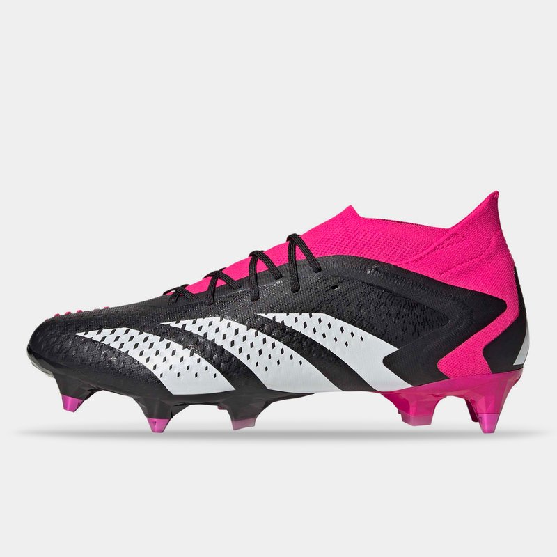 adidas black and pink football boots