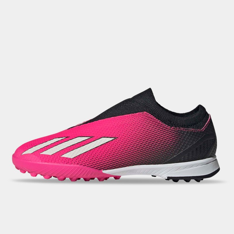 adidas X .3 Laceless Astro Turf Football Trainers Child Boys