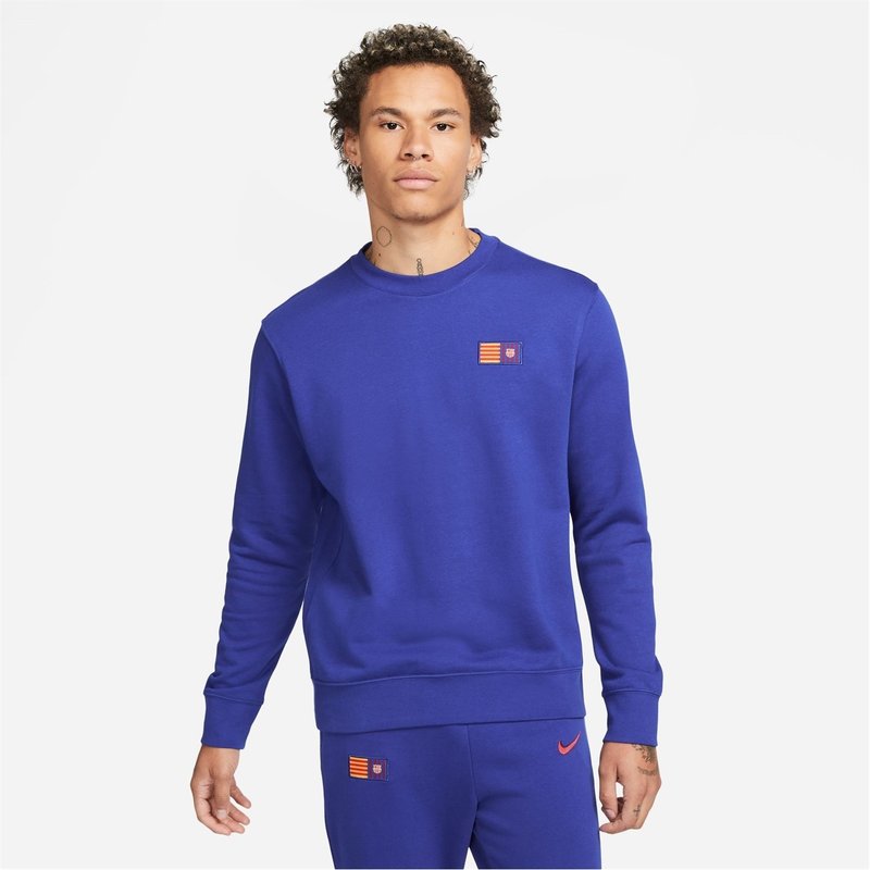 Nike FC Barcelona Club Crew Sweater 2022 2023 Mens