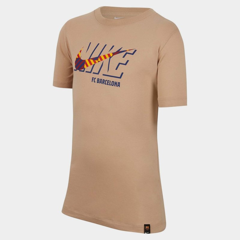 Nike FC Barcelona Swoosh T Shirt 2022 2023 Junior Boys