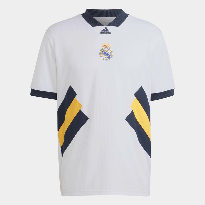 adidas Real Madrid Icon Retro Shirt Mens