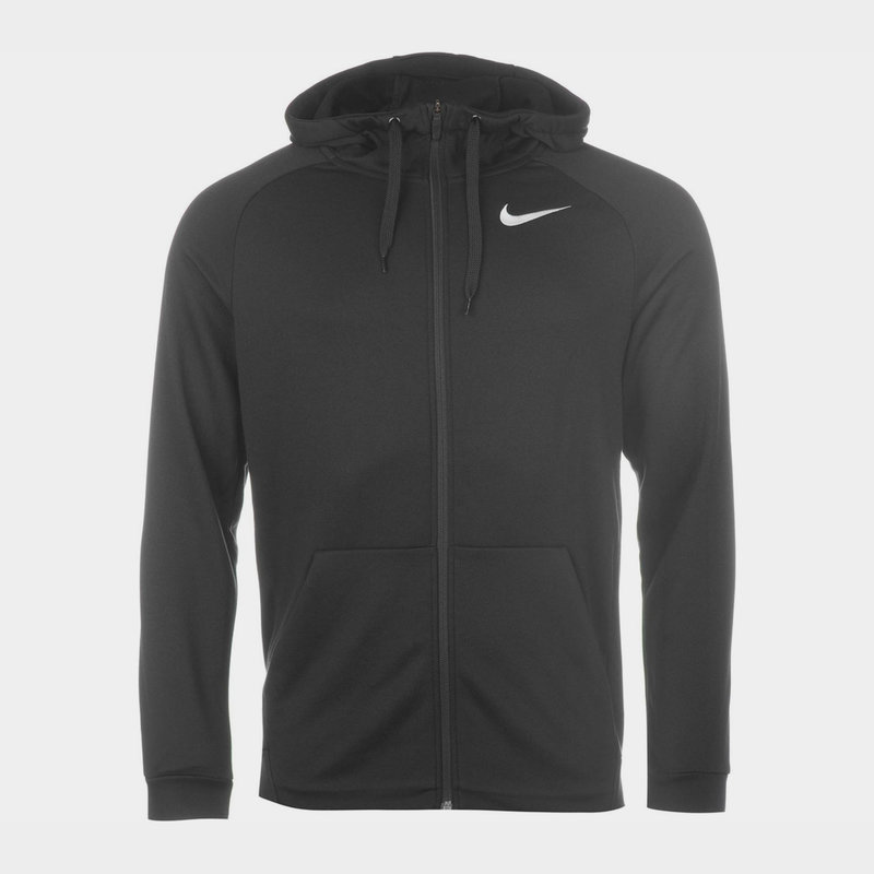 Nike Dri FIT Mens Full Zip Training Hoodie