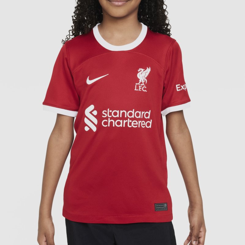 Nike Liverpool Home Shirt 2023 2024 Juniors