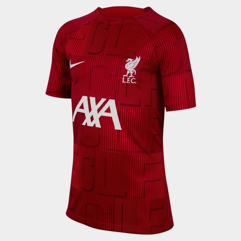 Nike Liverpool Home Pre Match Jersey 2023 2024 Juniors