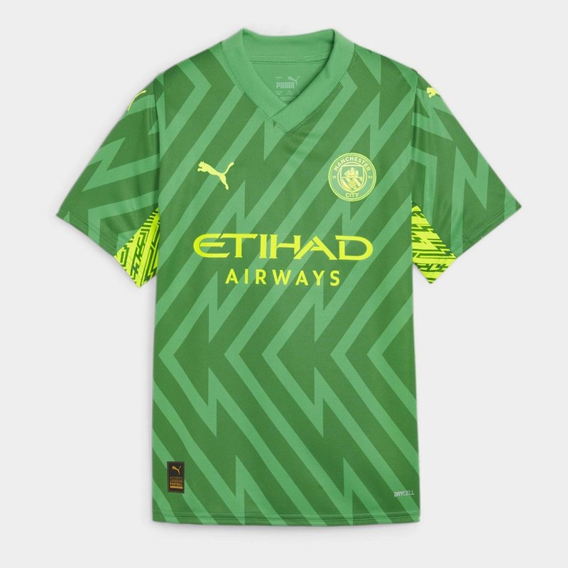Puma Manchester City Goalkeeper Shirt 2023 2024 Juniors