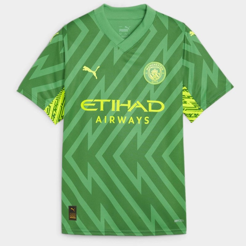 Puma Manchester City Goalkeeper Shirt 2023 2024 Juniors