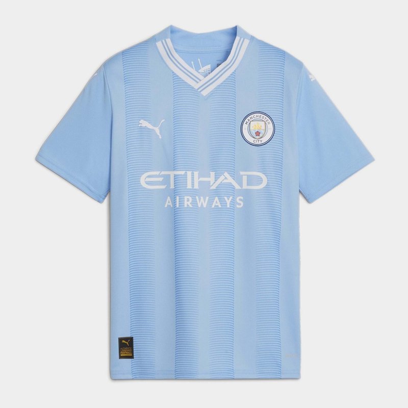 Puma Manchester City Home Shirt 2023 2024 Juniors
