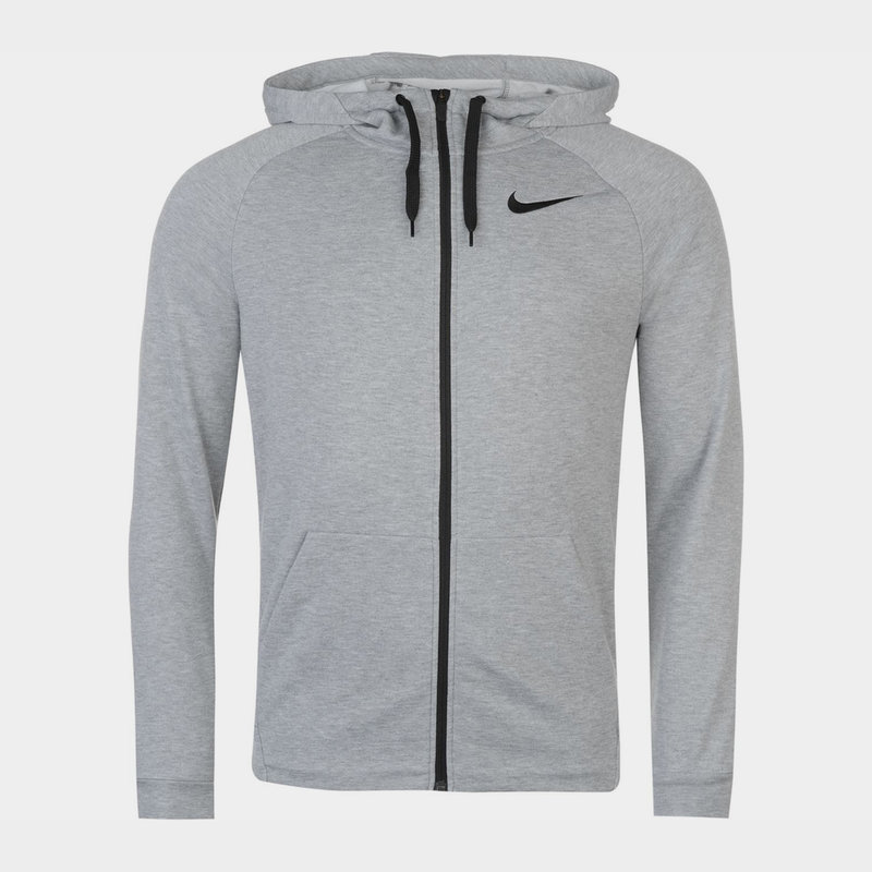 Nike Dri FIT Mens Full Zip Training Hoodie