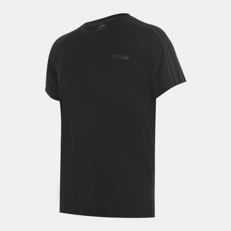adidas 3 Stripe Sereno T-Shirt Mens