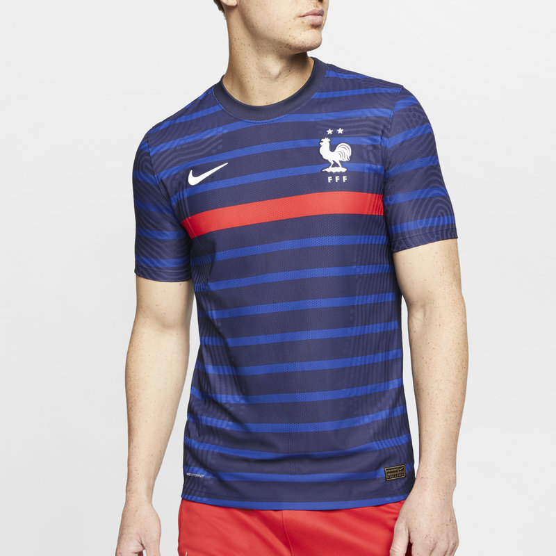 Nike France 2020 Home Authentic Match Football Jersey Blue 23.00