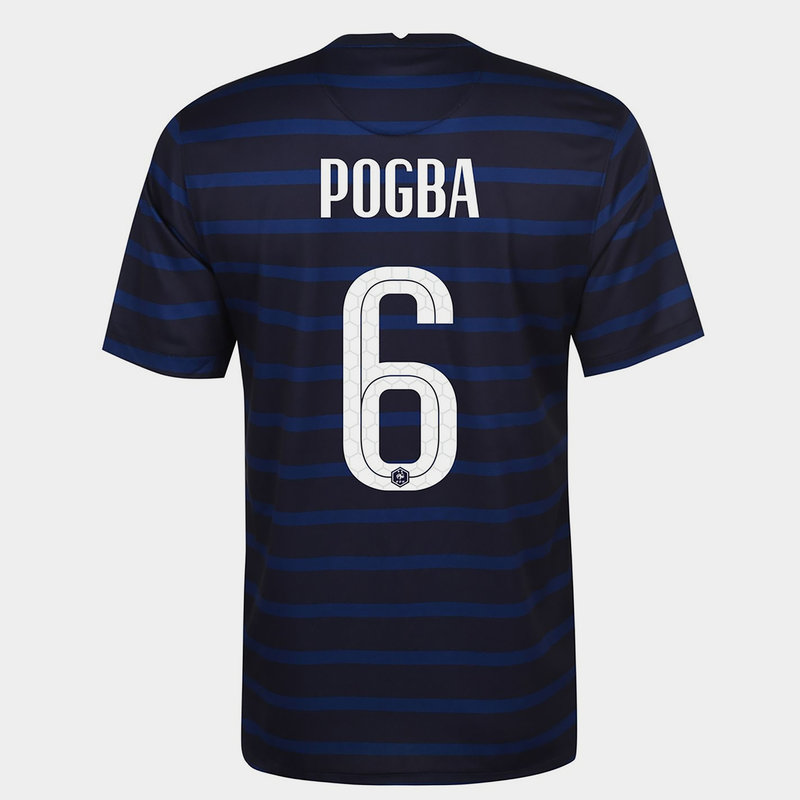 Nike France Paul Pogba Home Shirt 2020