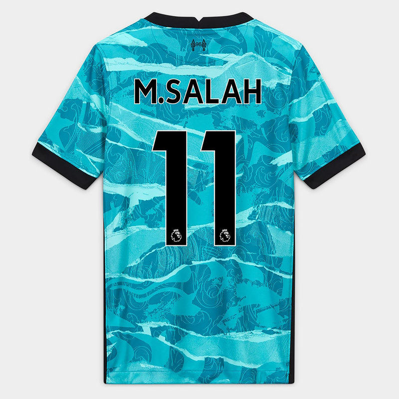 Nike Liverpool Mohamed Salah Away Shirt 2020 2021 Junior