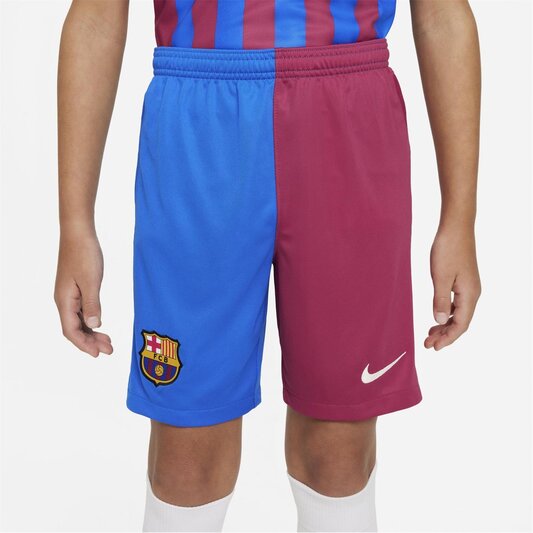 Nike Barcelona Home Shorts 2021 2022 Junior