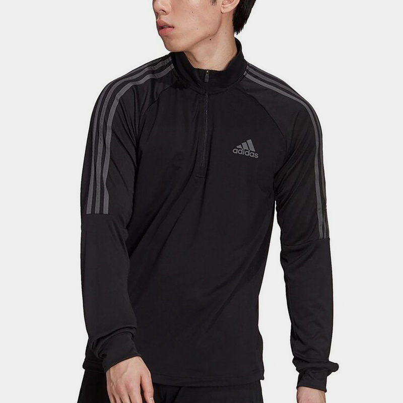 adidas Sereno Long Sleeve Zip Top Mens