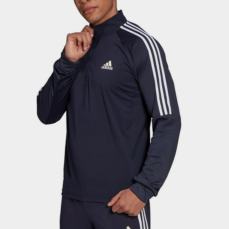 adidas Sereno Long Sleeve Zip Top Mens