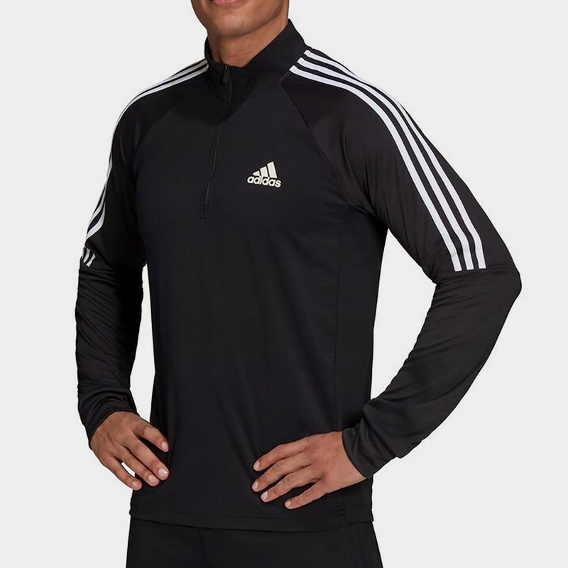 adidas Sereno Long Sleeve Zip Top Mens