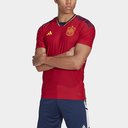Spain Authentic Home Shirt 2022 2023 Adults